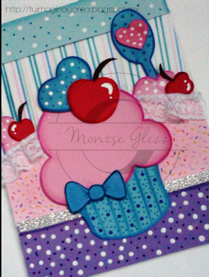 Cuaderno decorado con foami + fofulapiz