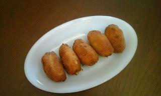 CROQUETAS DE CHORIZO Y QUESO