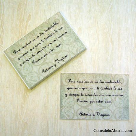Es de buen nacido, ser agradecido Tarjetas de agradecimiento vintage clasicas