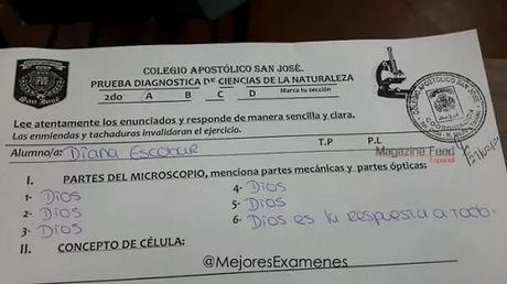 30 personas que reprobaron sus exámenes de la manera mas creativa ¡Merecen un 10!5. Positivismo al máximo nivel Exámenes que destruirán tu fe en la humanidad recreoviral.com Respuestas-incorrectas-pero-creativas-33