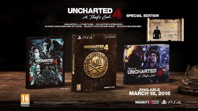 Presentadas las ediciones especiales de Uncharted 4: A Thief's End