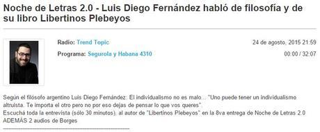 NOCHE DE LETRAS 2.0 (Luis Diego Fernández)