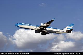 Avión | Airbus A340 LV-CSX