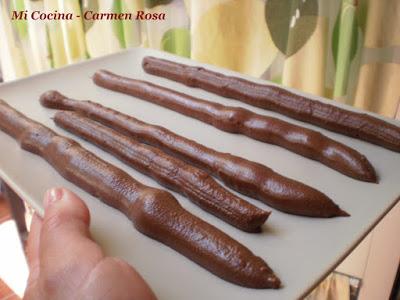 HELADO DE GANACHE DE CHOCOLATE CON NARANJA (Receta del chef Dani Moscugat)