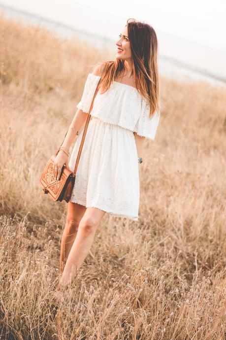 Shoulder Off White Dress Shoulder Off White Dress