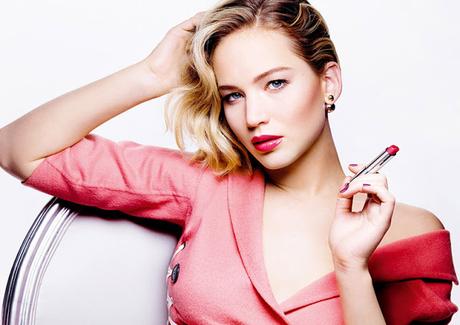 Jennifer Lawrece #Shinedontbeshy by Dior