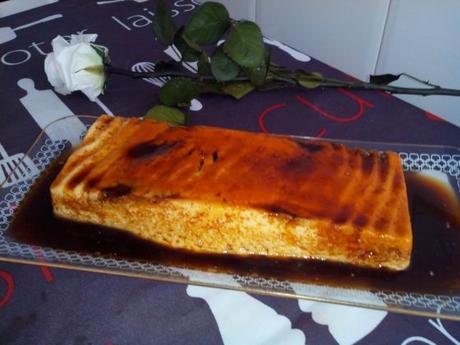 Flan de nata al microondas