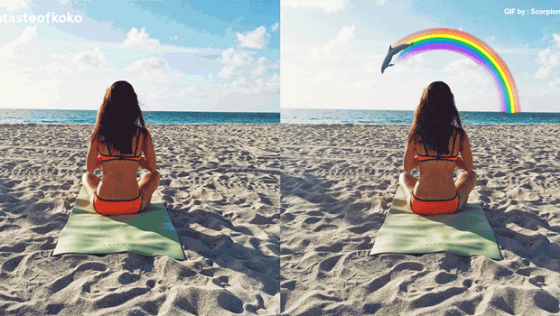 Booking convierte las fotos de las vacaciones de sus fans en divertidos GIFs