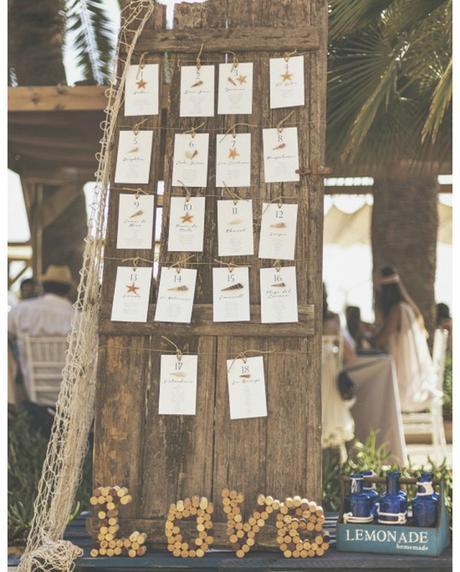 Rustic Wedding seatting