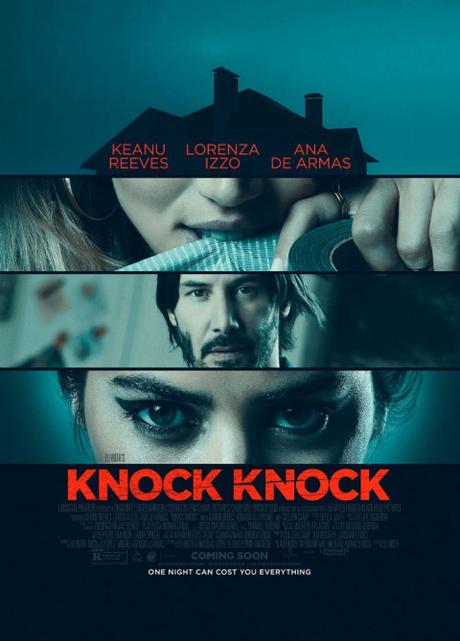 Nuevo afiche y  trailer de “Knock Knock: Seducción Fatal” con Keanu Reeves y Lorenza Izzo