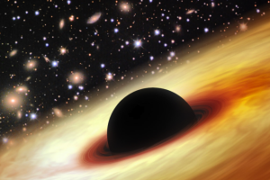 Quásar con un agujero negro supermasivo