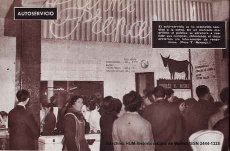 Los primeros autoservicios. Madrid, 1957