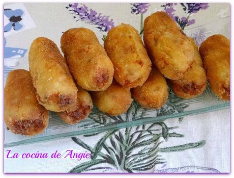 CROQUETAS DE CARNE Y PURÉ DE PATATA