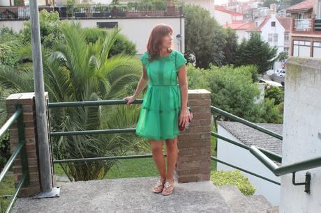 MIS LOOKS - VESTIDO VERDE TERIA YABAR SANTANDER