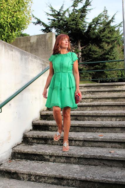 MIS LOOKS - VESTIDO VERDE TERIA YABAR SANTANDER