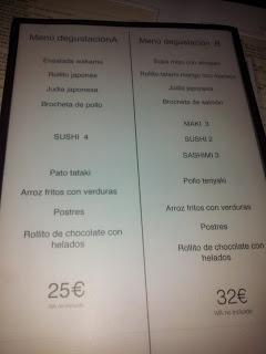 Restaurante Japonés Tatami en Donostia