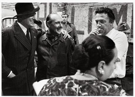 Fotos de rodaje: De Sica, Fellini y Rosellini