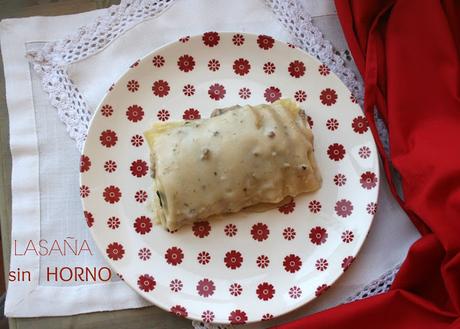 lasaña,lasaña sin horno
