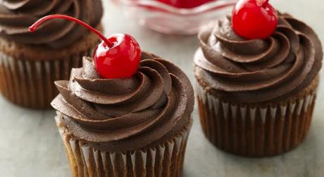 Cherry cupcakes