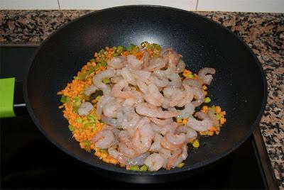 receta de gambas a la cerveza negra paso 2