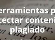 herramientas para detectar contenido plagiado