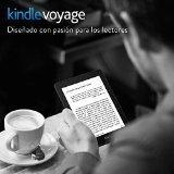 Kindle Voyage 3G, pantalla de 6'' (15,2 cm) de alta resolución (300 ppp), con luz integrada autorregulable, pasos de página rediseñados, wifi + 3G gratis