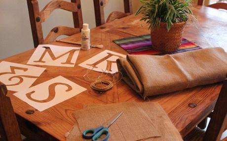Señor y señora, banderines para su boda Señor y señora, banderines para su boda