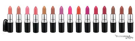 MAC Septiembre 2015 (parte 1); Veluxe à Trois, Cremesheen Pearl Lipstick, Electric Cool y The Matte Lip