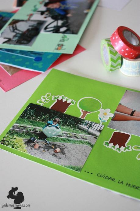 álbum de fotos para la guardería y el colegio