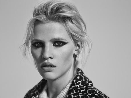 Lara Stone luce 'rock chic' en esta editorial para L'Express Styles