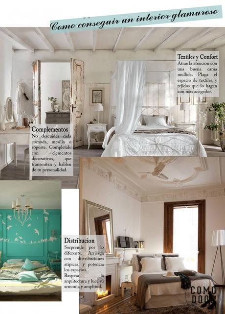 ¿Como crear espacios glamurosos ? Dormitorios elegantes