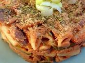 Macarrones salsa queso vegana berenjena (Mac&amp;Cheese)