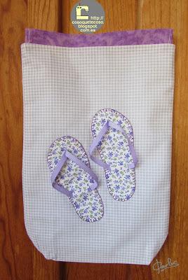 Bolsa para chanclas