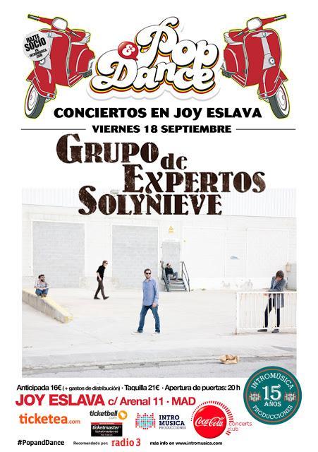 COCA-COLA CONCERTS CLUB presenta el Ciclo POP&DANCE con GRUPO DE EXPERTOS SOLYNIEVE‏