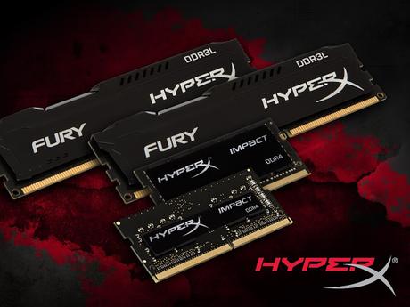 HyperX presenta nuevos integrantes a la familia FURY e Impact.