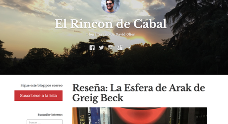 Botón de suscríbete en la cabecera