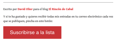 Suscríbete a pie de entrada