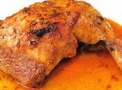 Muslitos pollo asados tomates champiñones