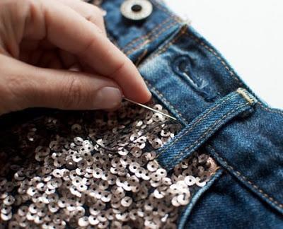 Como personalizar ropa con lentejuelas Como personalizar ropa con lentejuelas