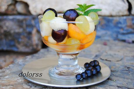 Macedonia de frutas de verano