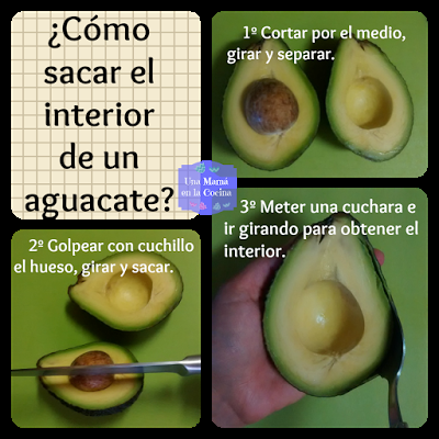 Cómo sacar el interior de un aguacate