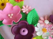 Tarta fondant flores