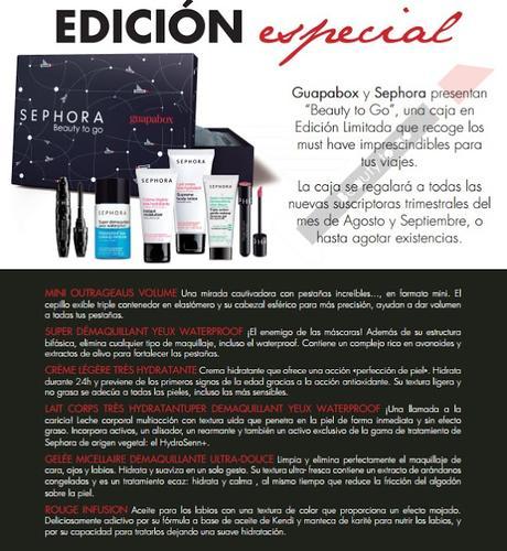 GUAPABOX edición especial Sephora y Pilar Lucas