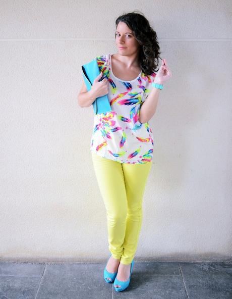 Mi vestido azul - Plumas (5)