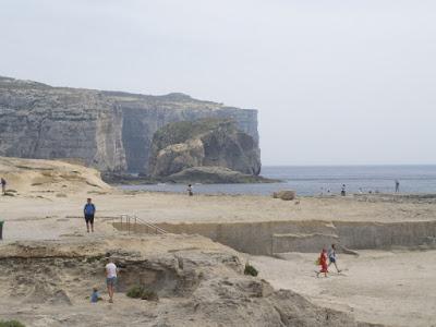 Ventana Azul, Agujero Azul y Roca Fungus
