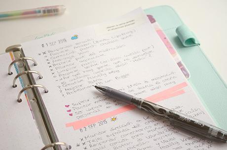 Organízate con un bullet journal