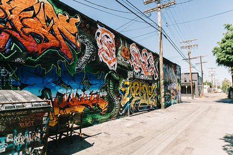 Los_Angeles-Sam_And_Lavi_Dress-Floral_Print-Lace_Up_Sandals-Chanel_Vintage_Bag-Outfit-Street_Style-Collage_Vintage-