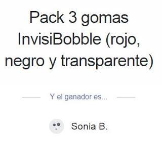 Ganadora Sorteo Invisibobble