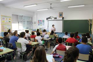 Encuentro con Ana Pomares en el CEIP Jaime I