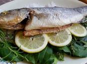 Lubina horno Spigola sale